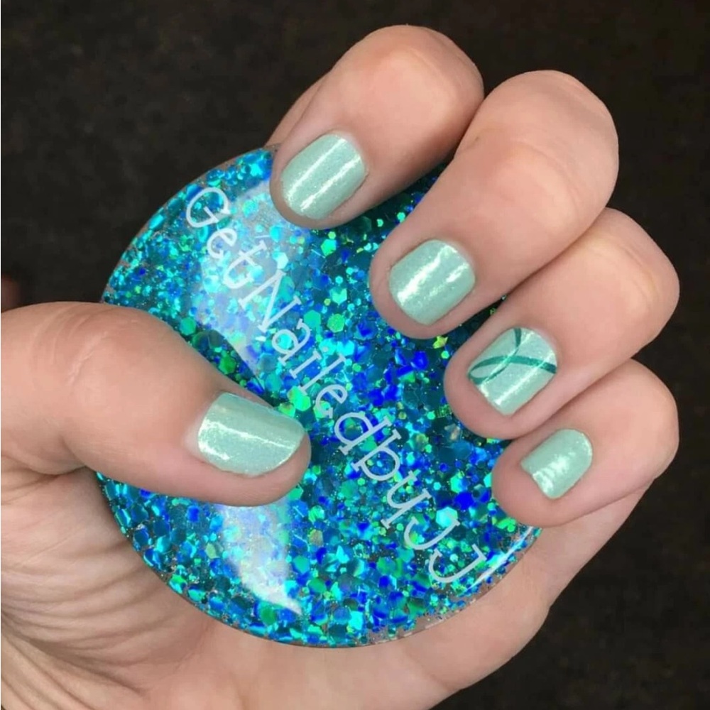*Retired* Color Street: Take Care | Mint Green Spring Summer Shimmer Pastel